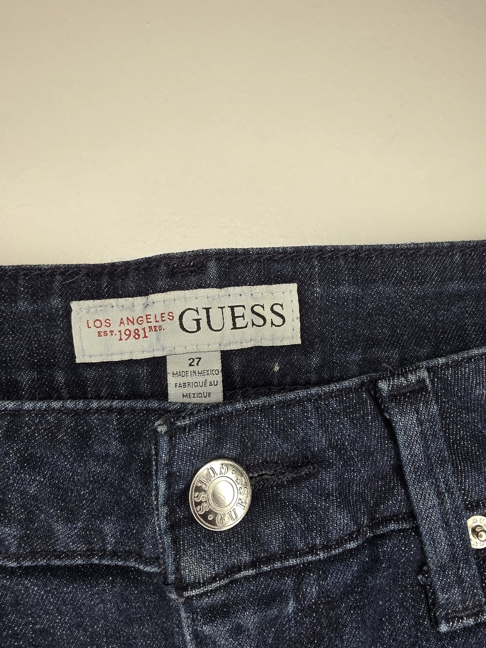 Guess Dark Blue Denim Women's Shorts